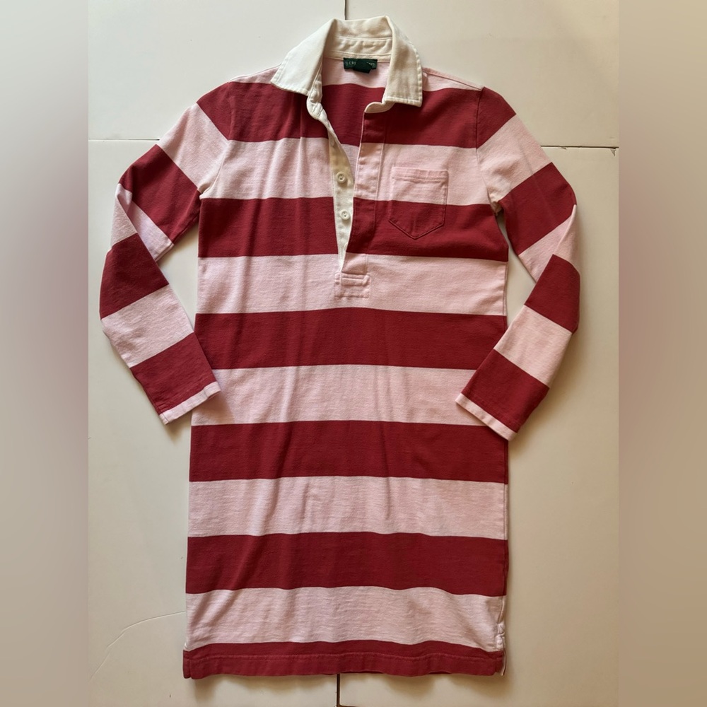 J.Crew Rugby Striped Dress in Size XXSP in EUC